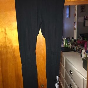 Nike black legging with grey lettering